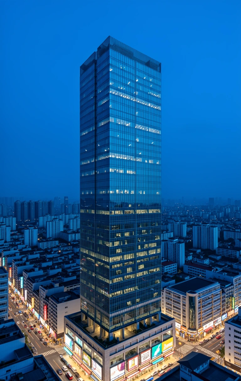 Financial district architecture